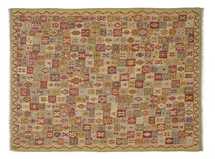 Antique and Contemporary Kilim Rugs, Handwoven Wool Rug  