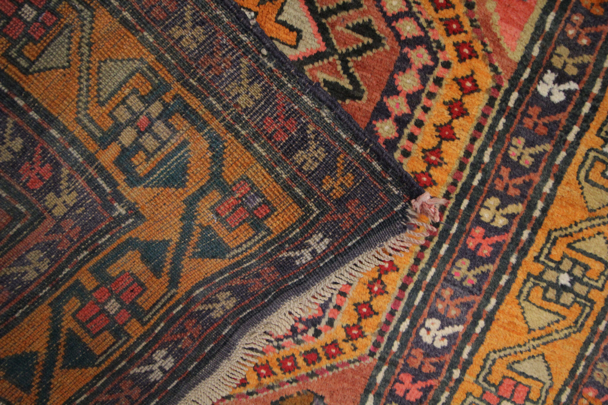 Vintage Caucasian Karabagh Rug - Pars Rug Gallery