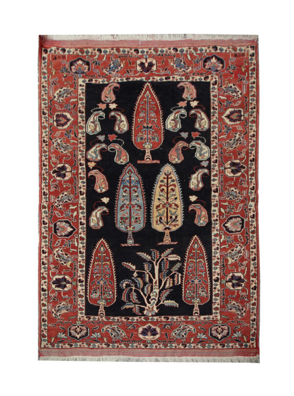 Vintage Persian Quchan Rug From Northeast Persia