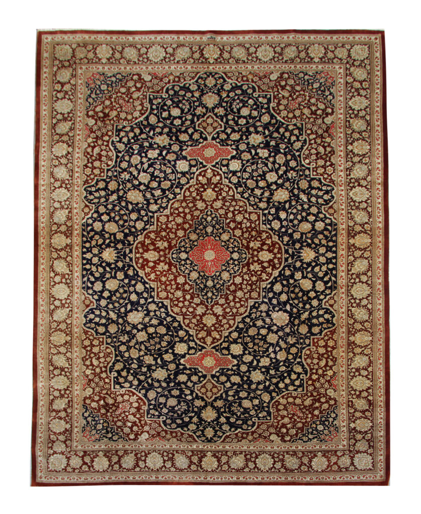 Luxurious silk rug