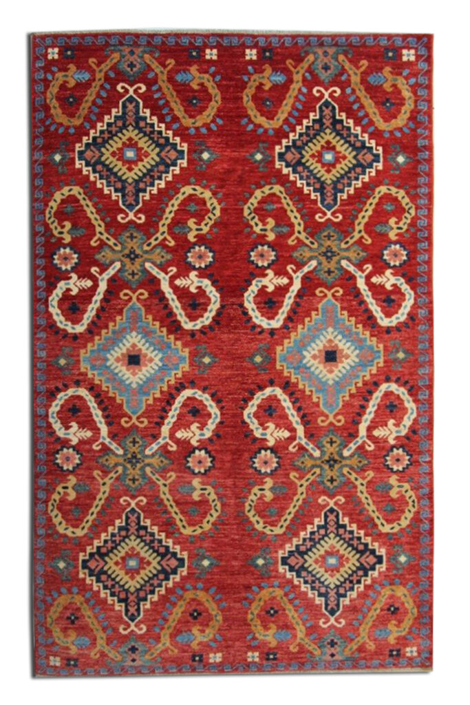 Modern woven rug