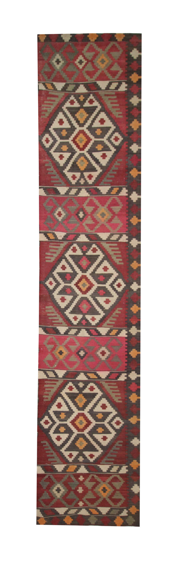 Red Persian Rug Handmade Kilim Rugs for Sale UK, Vintage Persian Carpet