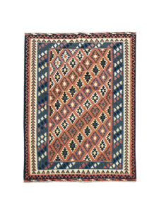 Vintage Persian Qashqai Kilim Rug
